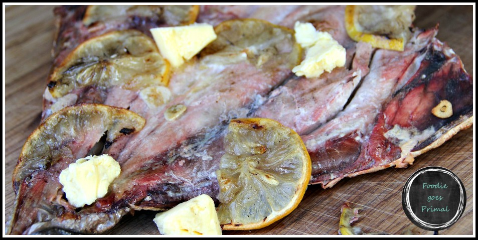 Flame-Grilled Yellowtail {Seafood, fish, banting, LCHF, paleo}