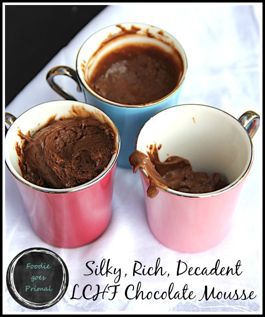 The Ultimate LCHF Chocolate Mousse {banting, sugar-free}